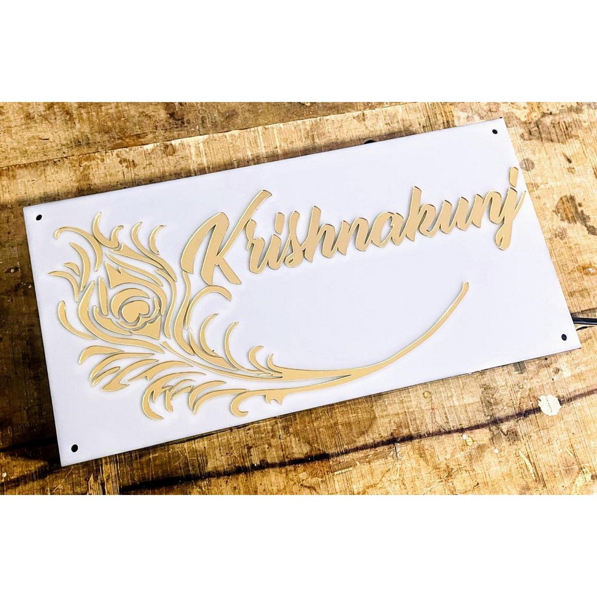 Customized Name Plate Design 4