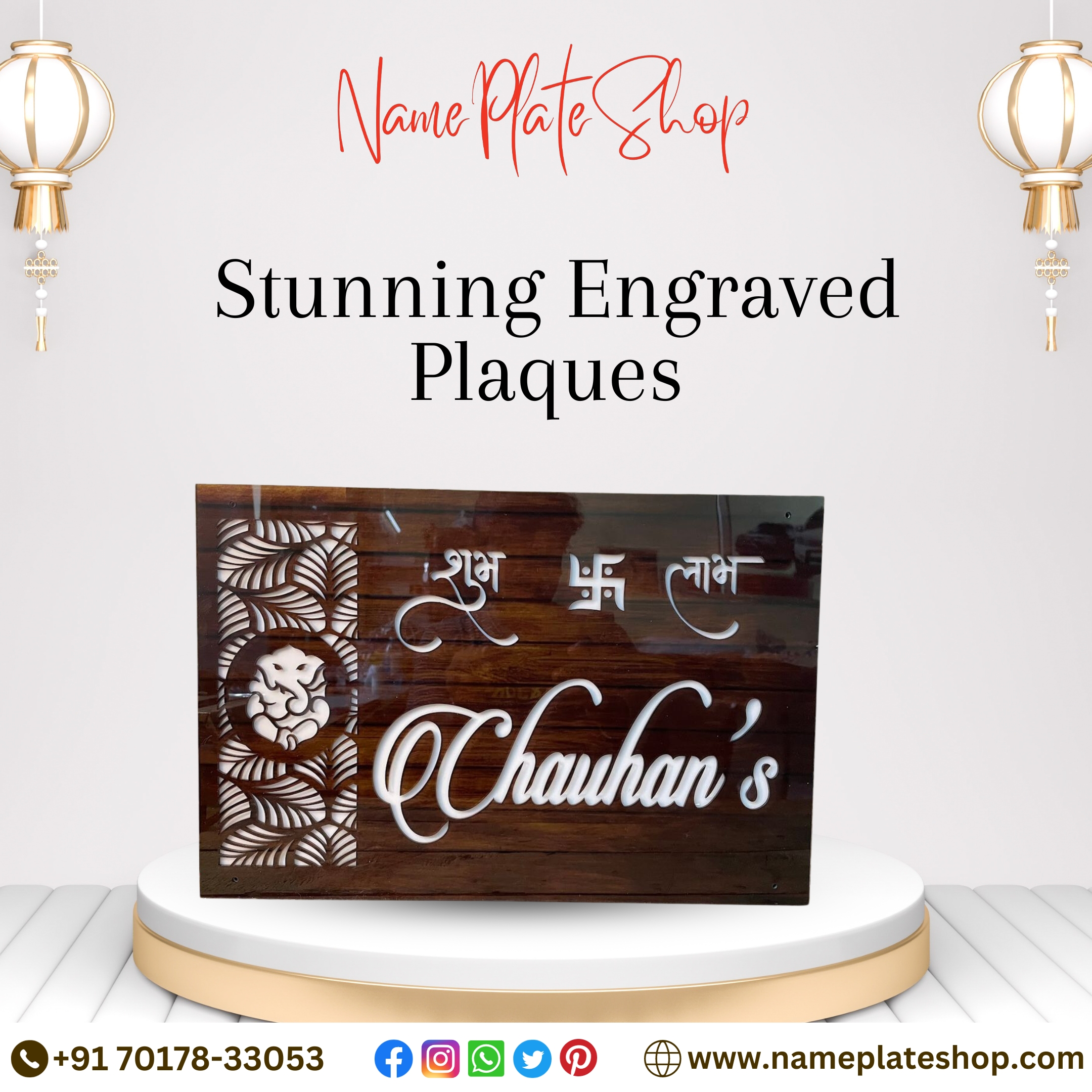 Unlock Elegance Discover the Allure of Stunning Engraved Nameplates for Home
