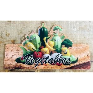 Waterproof Vegetable Acrylic Plate A Garden of Personalized Elegance! (1)