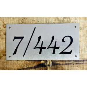 Elevate Your Entryway with Our New Design Engraved Door Number Plate (1)