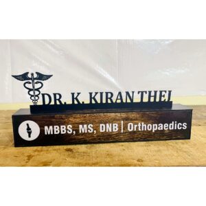 Elevate Your Workspace with Our Beautiful Customized Metal Office Table Name Plate (1)