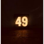 Illuminate Your Home with the Acrylic LED Home Number Plate (2)