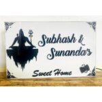 Illuminate Your Home with the Shivji Cutout Acrylic LED Name Plate (Waterproof) (2)