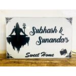 Illuminate Your Home with the Shivji Cutout Acrylic LED Name Plate (Waterproof) (3)