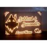 Illuminate Your Home with the Shivji Cutout Acrylic LED Name Plate (Waterproof) (4)