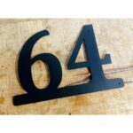 Introducing our Latest Collection Beautiful Metal Door Number Plate (Customisable) (2)