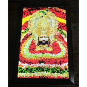 Beautiful Personalized Acrylic LED Frame – Khatu Shyam (1)