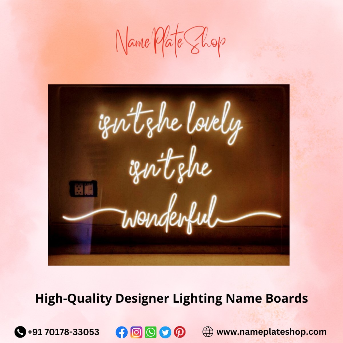 Lighting Name Boards