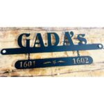 Unique Design Metal Laser Cut Waterproof LED House Name Plate (3)