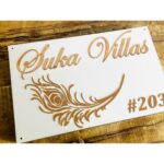 Unique Mor Pankh Customizable LED Acrylic Wall Name Plate (5)