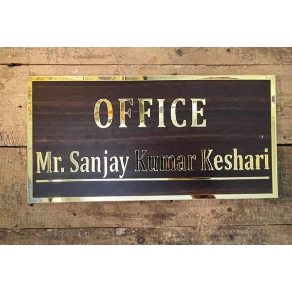 Office Nameplate: Grace Your Stunning Nameplate In Style