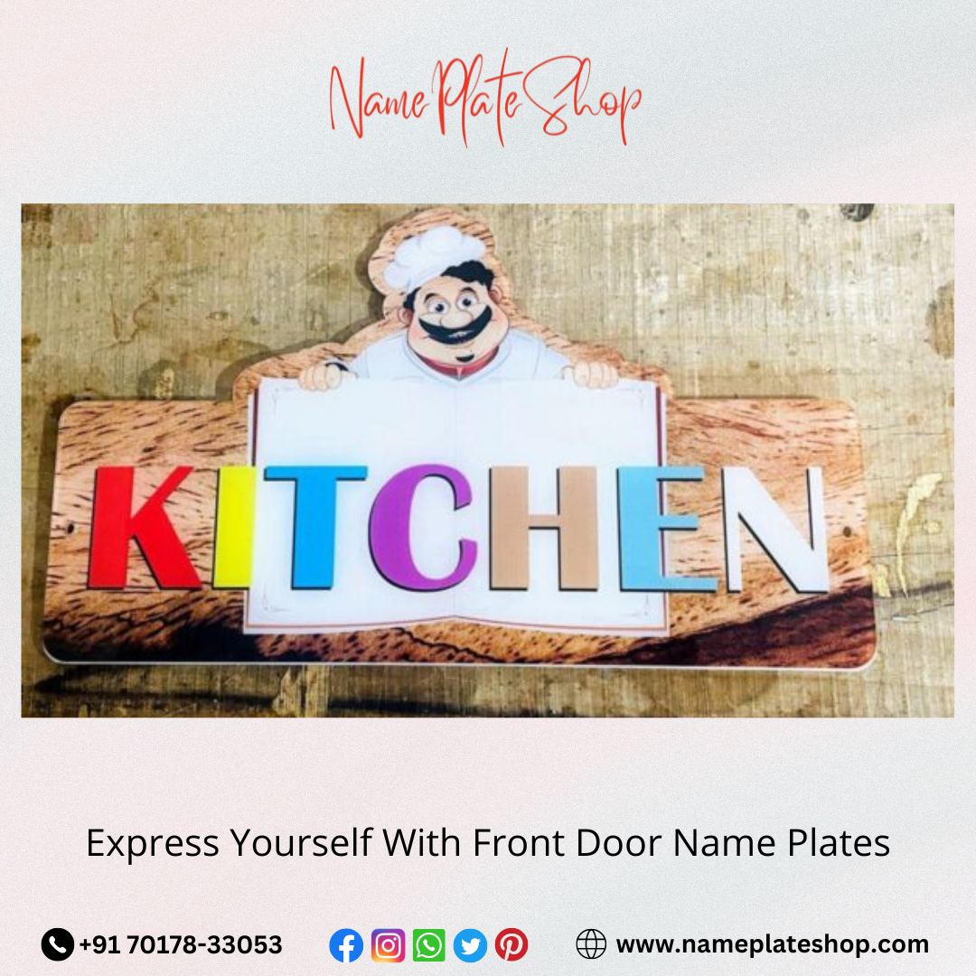 Express Yourself with Beautiful Front Door Name Plates from Nameplateshop