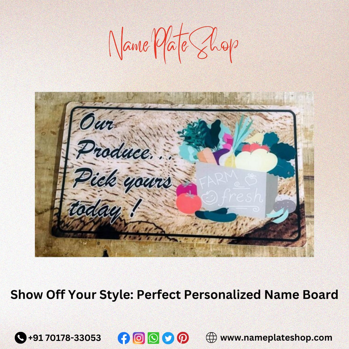 Personalized Name Board