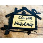Elevate Your Entrance With a Unique Acrylic Laser Cut Hut Design Home Name Plate (3)