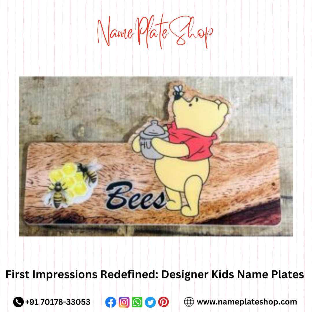 First Impression Redefined Designer Kids Name Plates