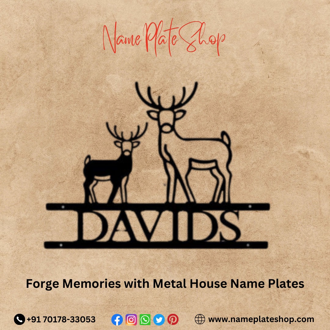 Forge Memories Beautiful Metal Name Plates for Your Home