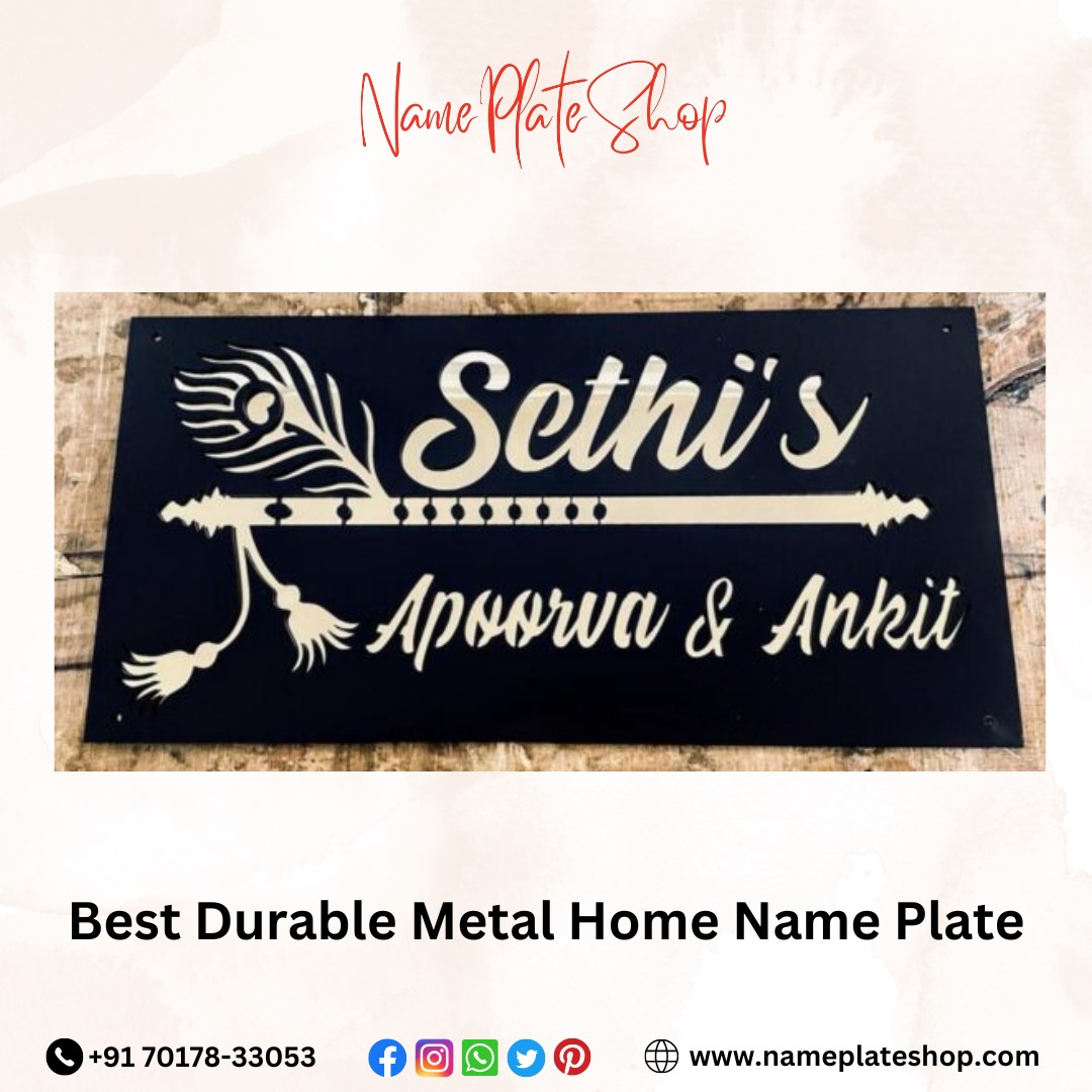 Make a Lasting Impression Best Durable Metal House Name Plates for Your Home