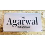 Stainless Steel Engraved Home Wall Name Plate