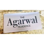 Stainless Steel Engraved Home Wall Name Plate1