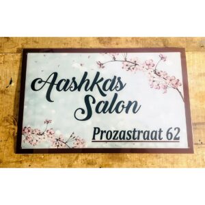 Transform Your Home's Entrance with Our Acrylic UV Printed Customizable House Name Plate (1)