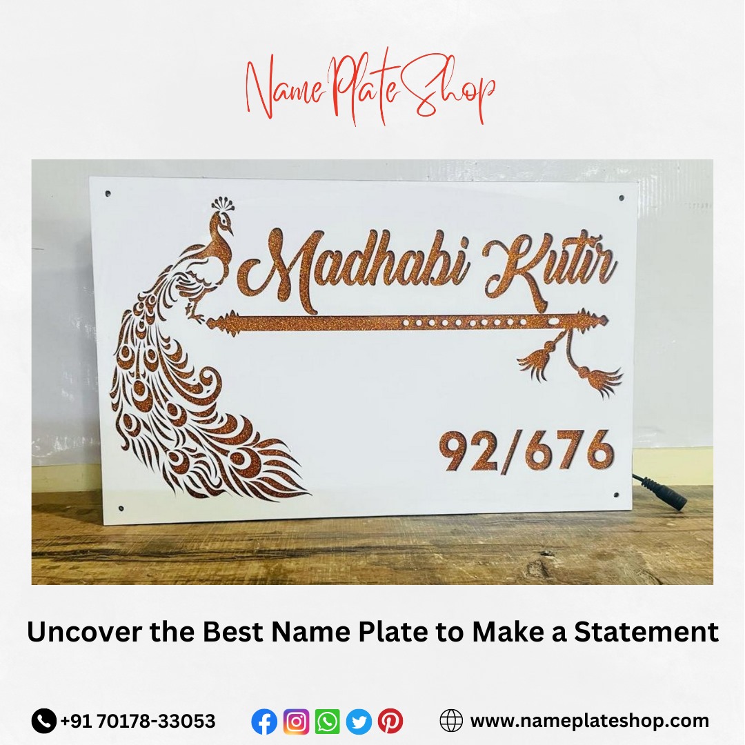 Uncover the Best Name Plates to Make a Statement Let Your Doorway Speak Volumes