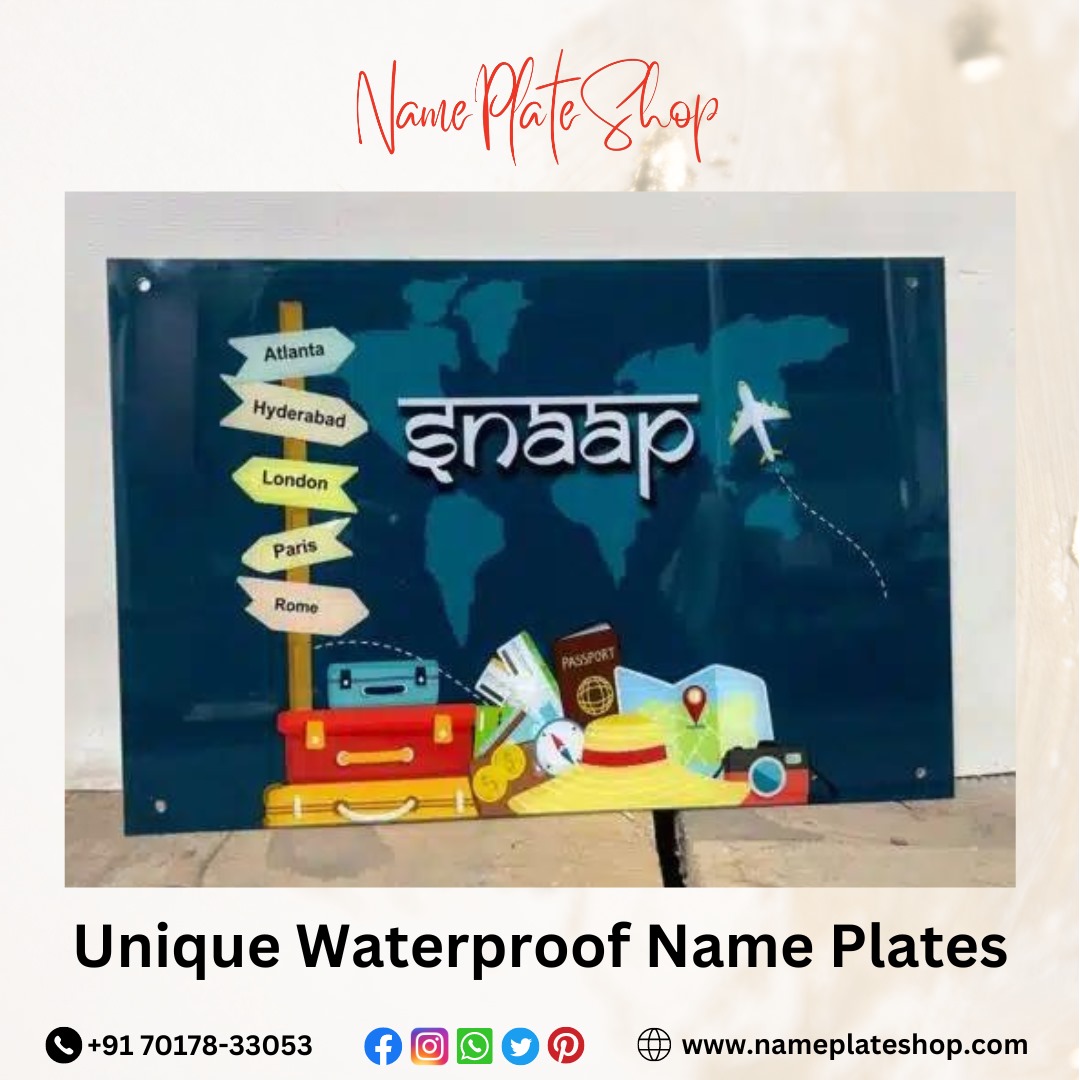 Unique Waterproof Name Plates Durable and Stylish Identification