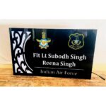 Acrylic Personalised Army LED Name Plate5