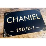 Beautiful Customisable Waterproof House Name Plate – Metal and Acrylic (3)