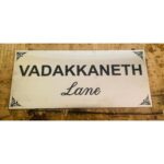 Beautiful Design Stainless Steel Engraved Wall Name Plate (1)