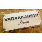 Beautiful Design Stainless Steel Engraved Wall Name Plate (4)