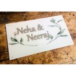 New Design Acrylic Home Name Plate (UV Multicolor Print) (2)