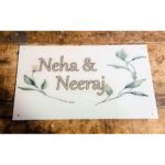 New Design Acrylic Home Name Plate (UV Multicolor Print) (3)