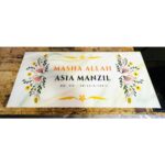 New Design Acrylic Multicolor UV Printed Villa Name Plate (1)