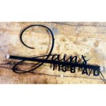 New Designer Metal CNC Laser Cut LED Home Name Plate (5)