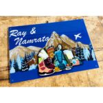 Personalised New Design Acrylic Multicolor Home Name Plate (UV Print) (3)