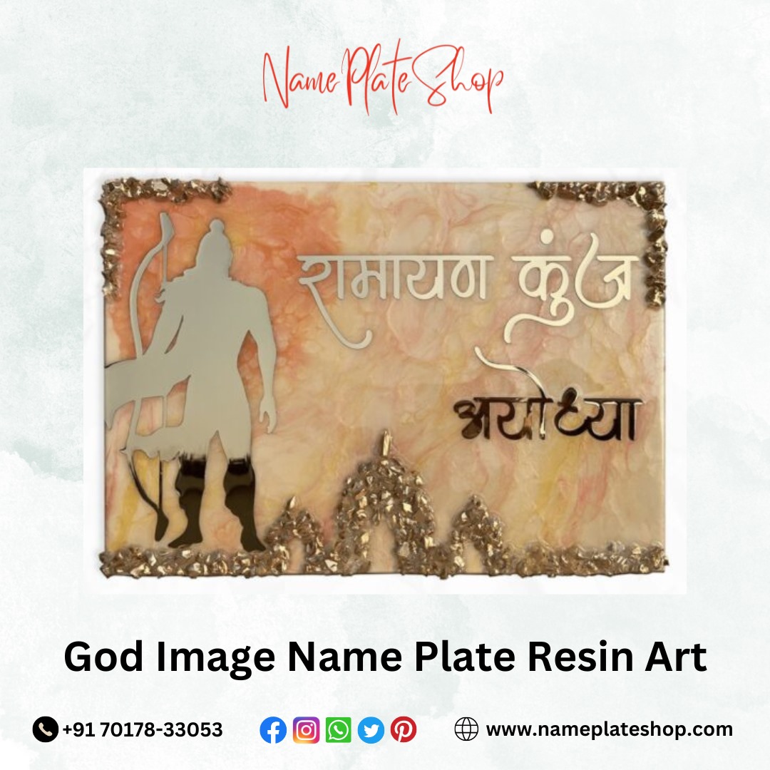 Divine Resin Nameplates Infuse Your Home with Spirituality