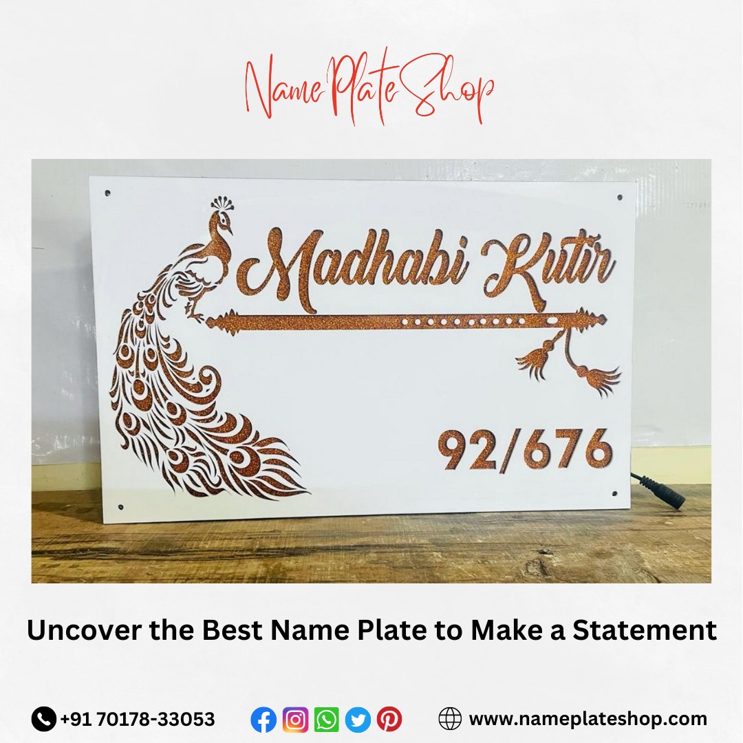 Uncover the Best Name Plate to Make a Statement