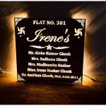 Beautiful Stainless Steel 304 Grade LED Name Plate (6)