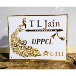 Classic Design 3D Embossed Acrylic Letters Waterproof LED Name Plate (5)