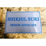 New Design Stainless Steel CNC Engraved Name Plate (Blue Colour) (1)