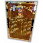 New Design Uttrakhand Police Brass Embossed Letters Tenure Board (2)