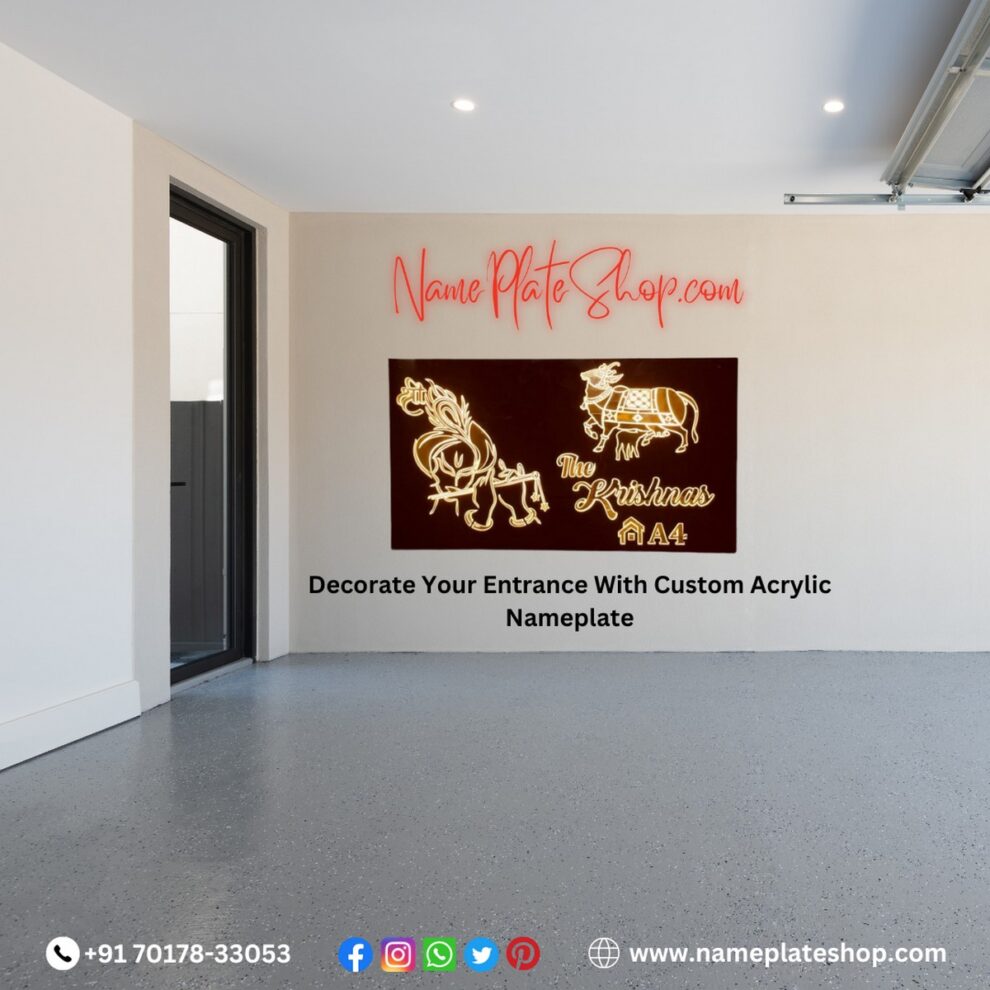 Custom Acrylic Nameplates | Transform Your Entrance