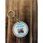 Acrylic UV Printed Car Wash Keychain1