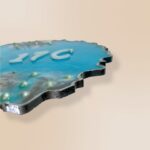 Ocean Theme Resin House Numberplate2