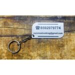 Stainless Steel Laser Engraved Key Chain ( Front Back )1