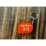 Wooden UV Printed Keychain for Hotel Industry1