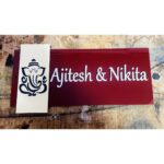 Beautiful Acrylic 3D Embossed Letters Home Name Plate – A Modern Statement for Your Entrance