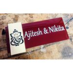 Beautiful Acrylic 3D Embossed Letters Home Name Plate – A Modern Statement for Your Entrance1