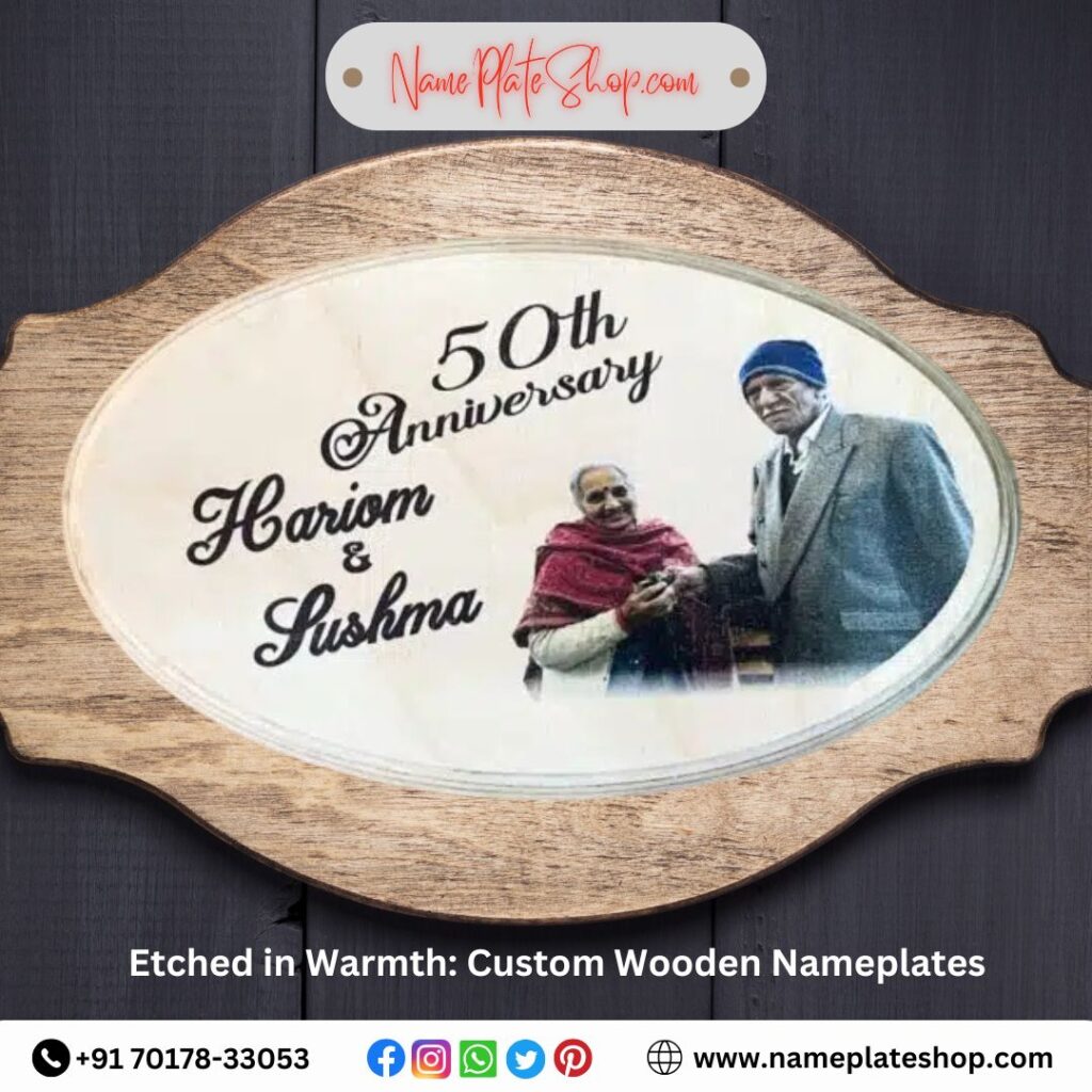 Celebrate Memories with Personalized Wooden Nameplates