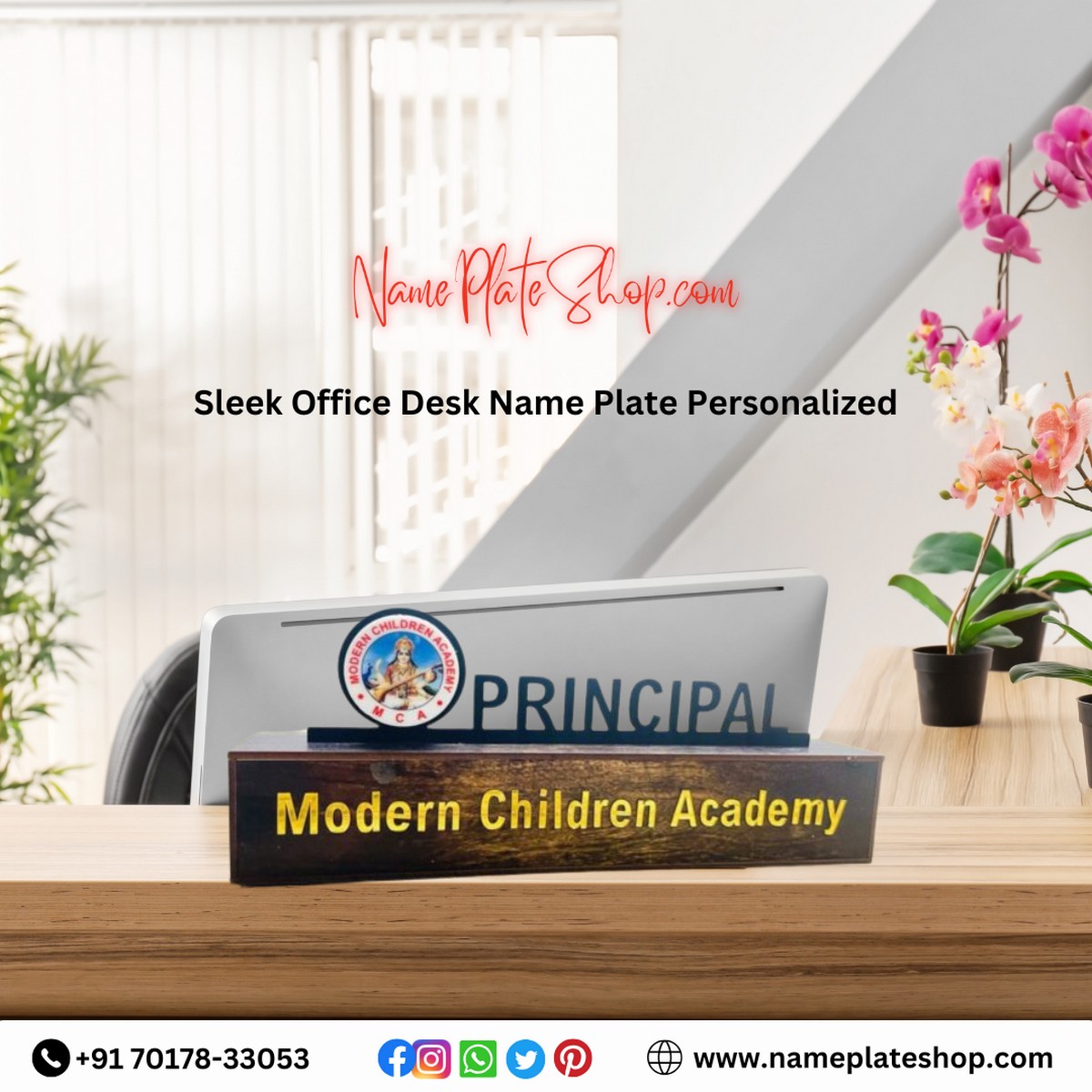 Desk Name Plate